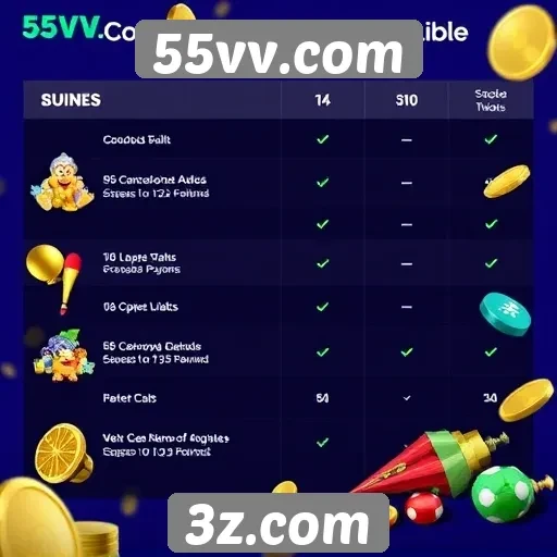 Comparação entre 55vv.com e outros sites de jogos