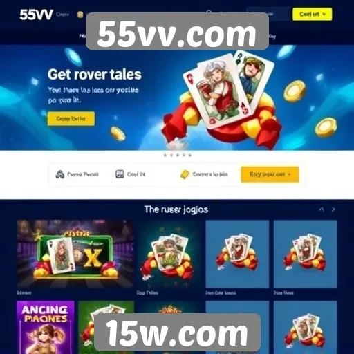 Evolução do design e funcionalidades do 55vv.com