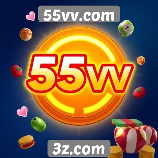 Variedade de jogos disponíveis em 55vv.com